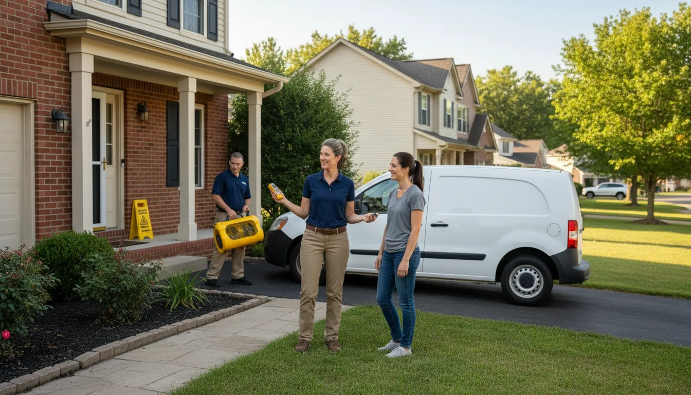 Water restoration image for Dehumidification And Cleanup Services in Mannsville, NY